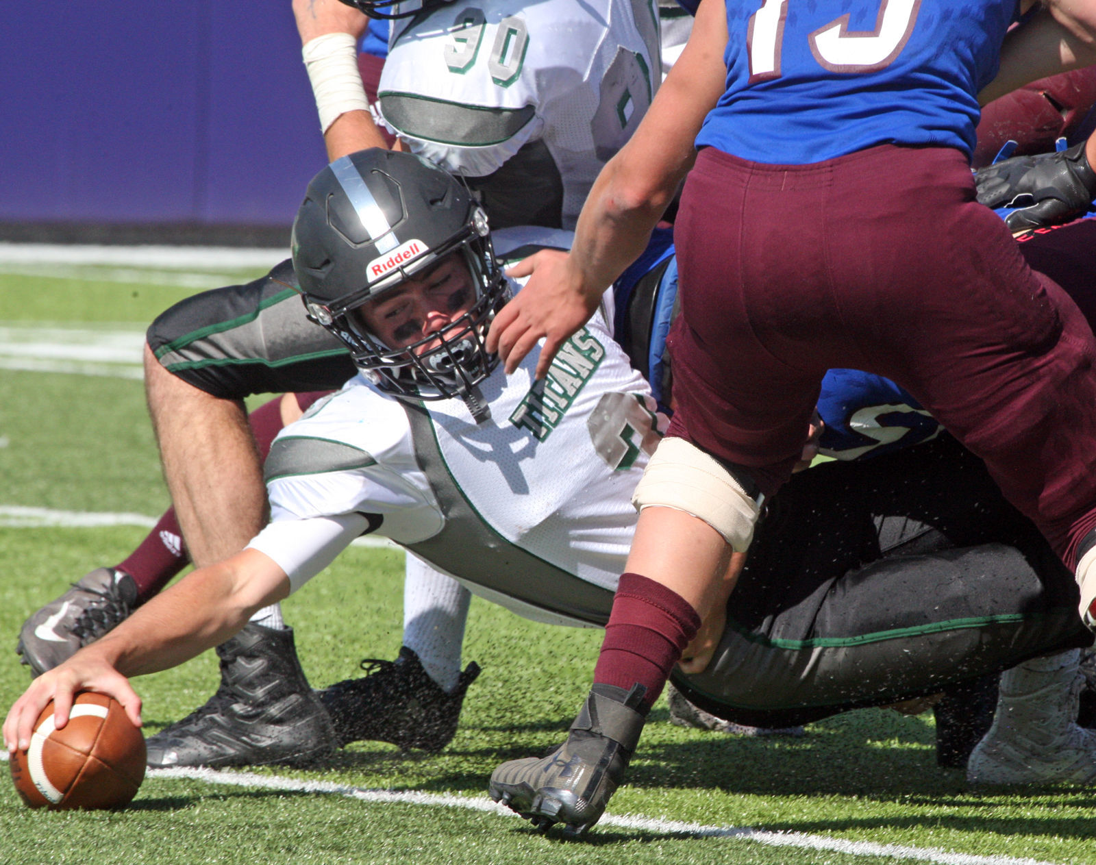 Reaching for the goal line